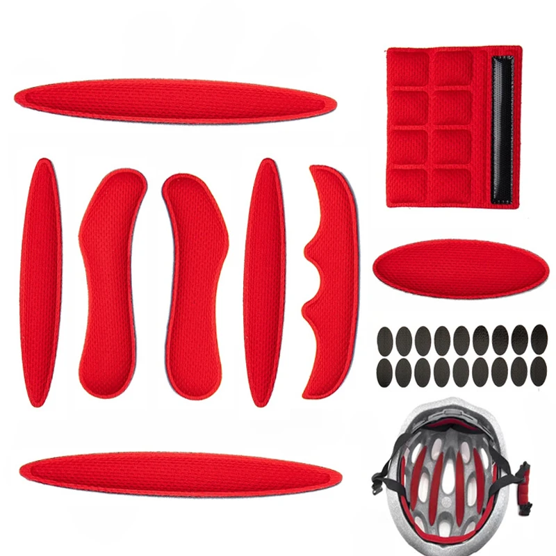 

Helmet Lining Sponge Pad Kit Outdoor Sports Motorcycle Bicycle Helmet Universal Multicolor Removable and Washable Helmet Lining