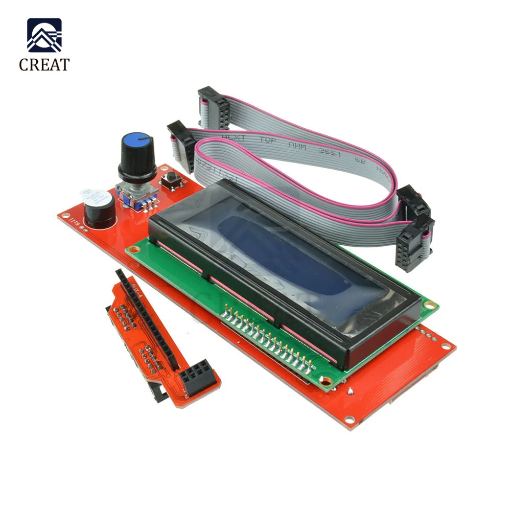 Модуль контроллера смарт-дисплея с ЖК-дисплеем 2004 дюйма кабелем адаптер для