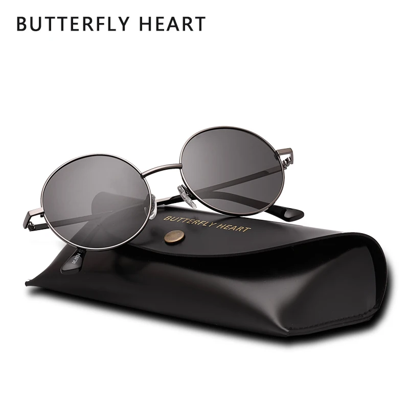 

BUTTERFLY HEART Classic Polarized Sunglasses Men Women Brand Design Driving Square Frame Sun Glasses Male UV400 Gafas De Sol