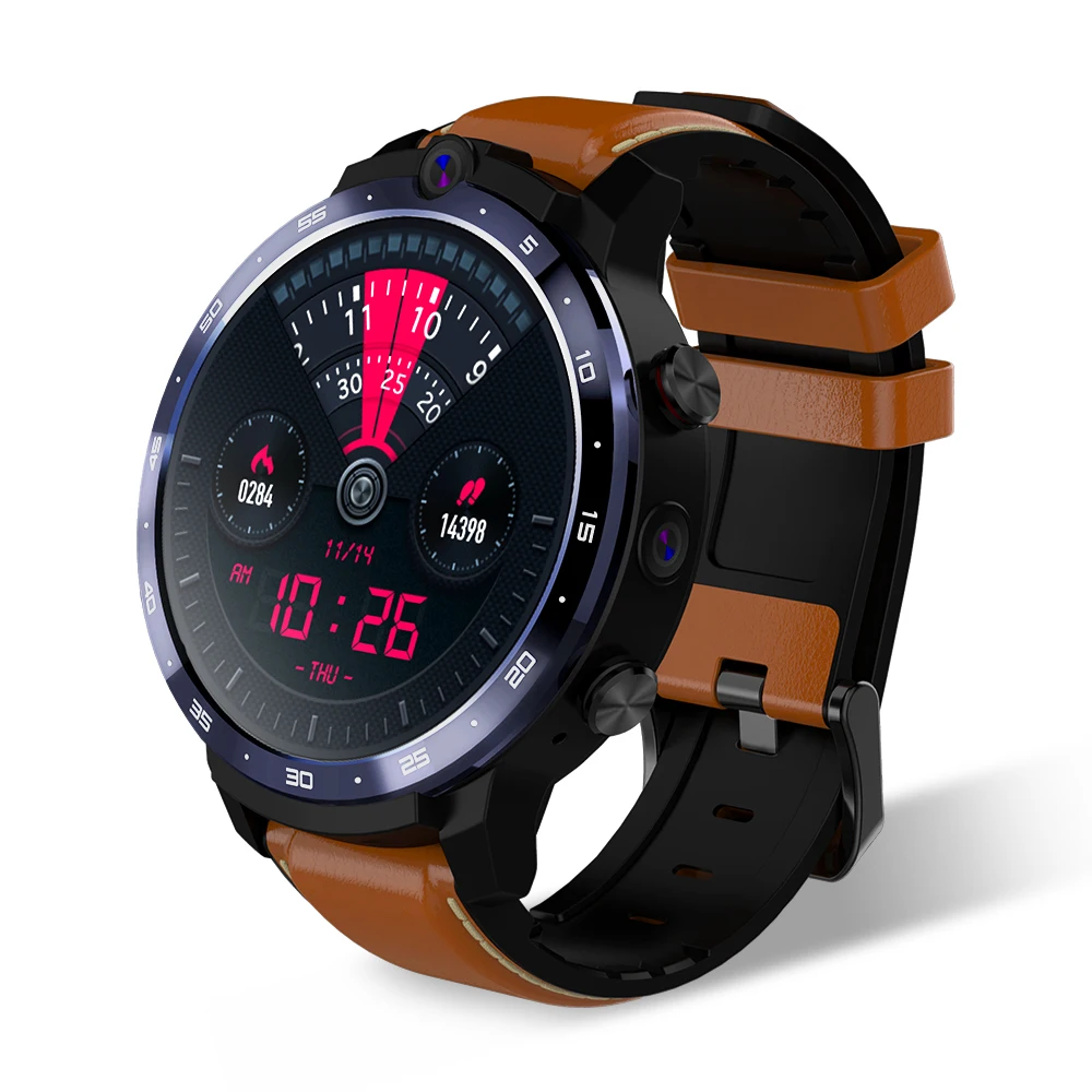 Смарт часы LEMFO LEM12 4G GPS Wi Fi 1 6 дюйма 1800 мА · ч|Смарт-часы| |