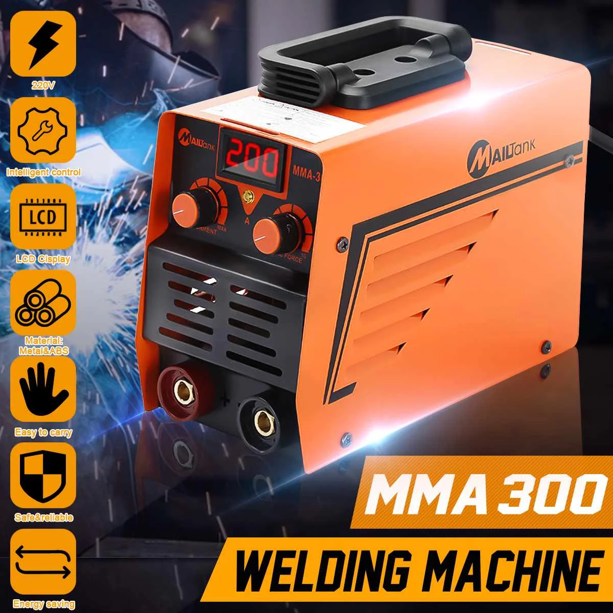 220В 300А дуговой Электрический сварочный аппарат MMA 300 IGBT Инверторные стержневые