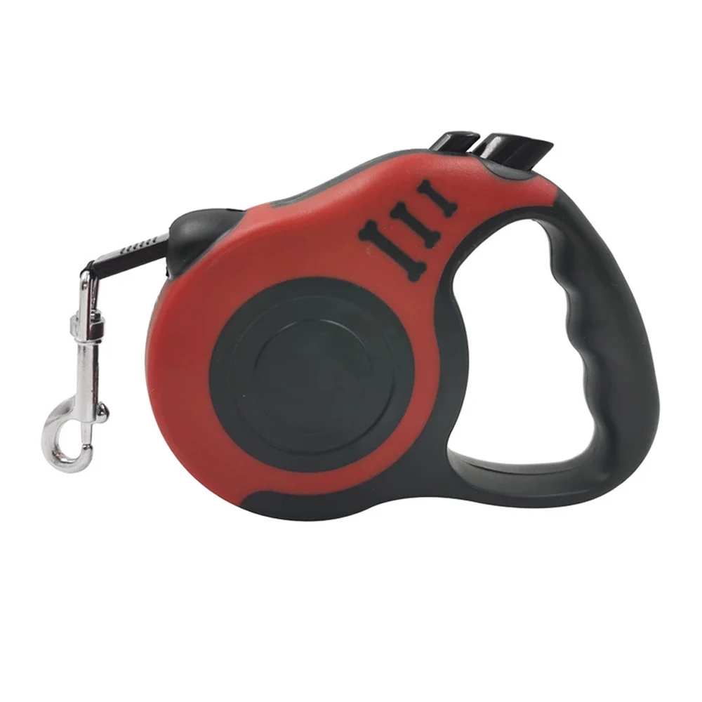 5m red leash 1 шт. Домашний питомец собака кошка ошейники поводок набор полиэстер ошейник для собаки с колокольчиком котенок регулируемый поводок для маленького питомца поводок для собаки - Цвет: 5m red leash