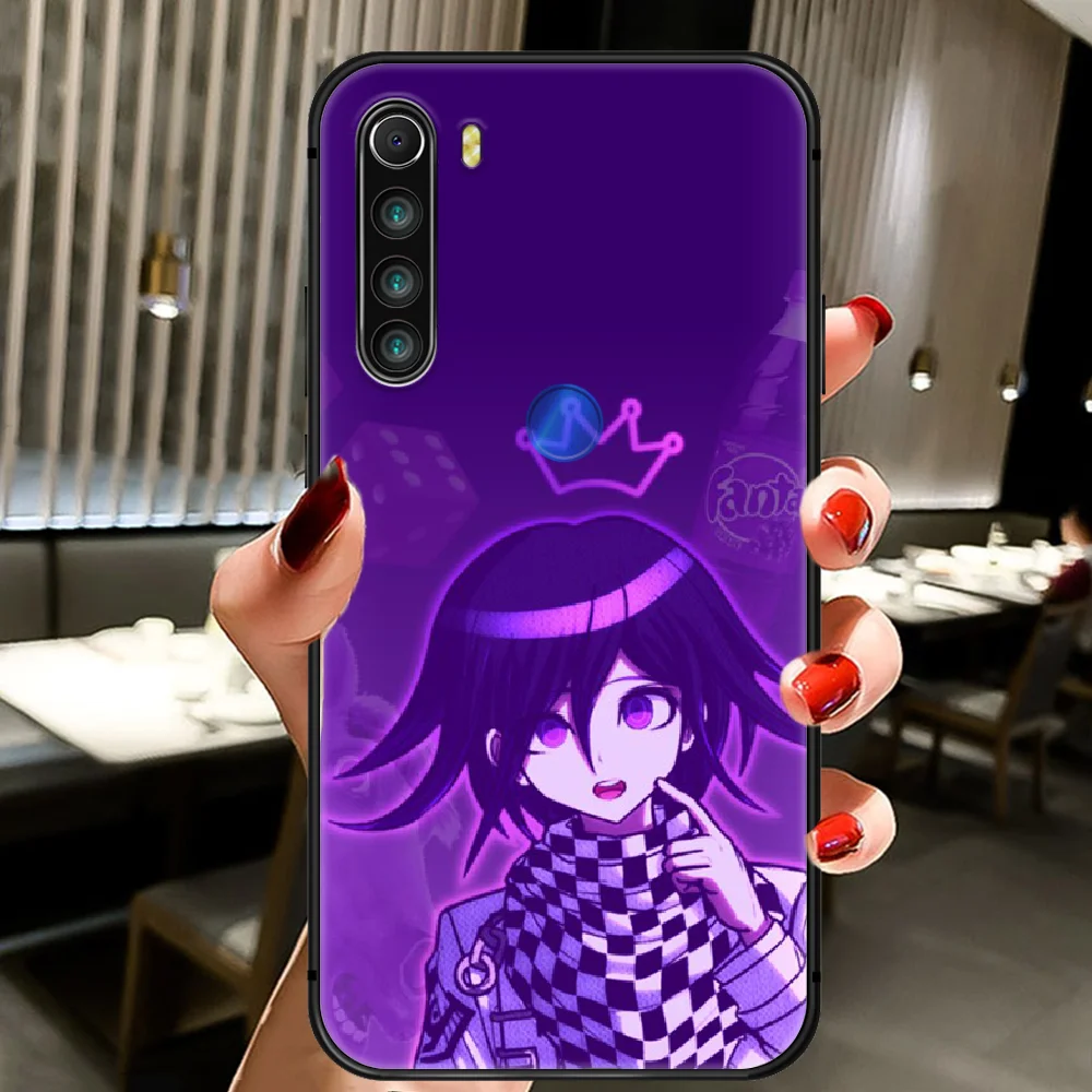 

Danganronpa Kokichi Oma Anime Phone Case Cover Hull For XIAOMI Redmi 7a 8a S2 K20 NOTE 5 5a 6 7 8 8t 9 9s Pro Max black Shell
