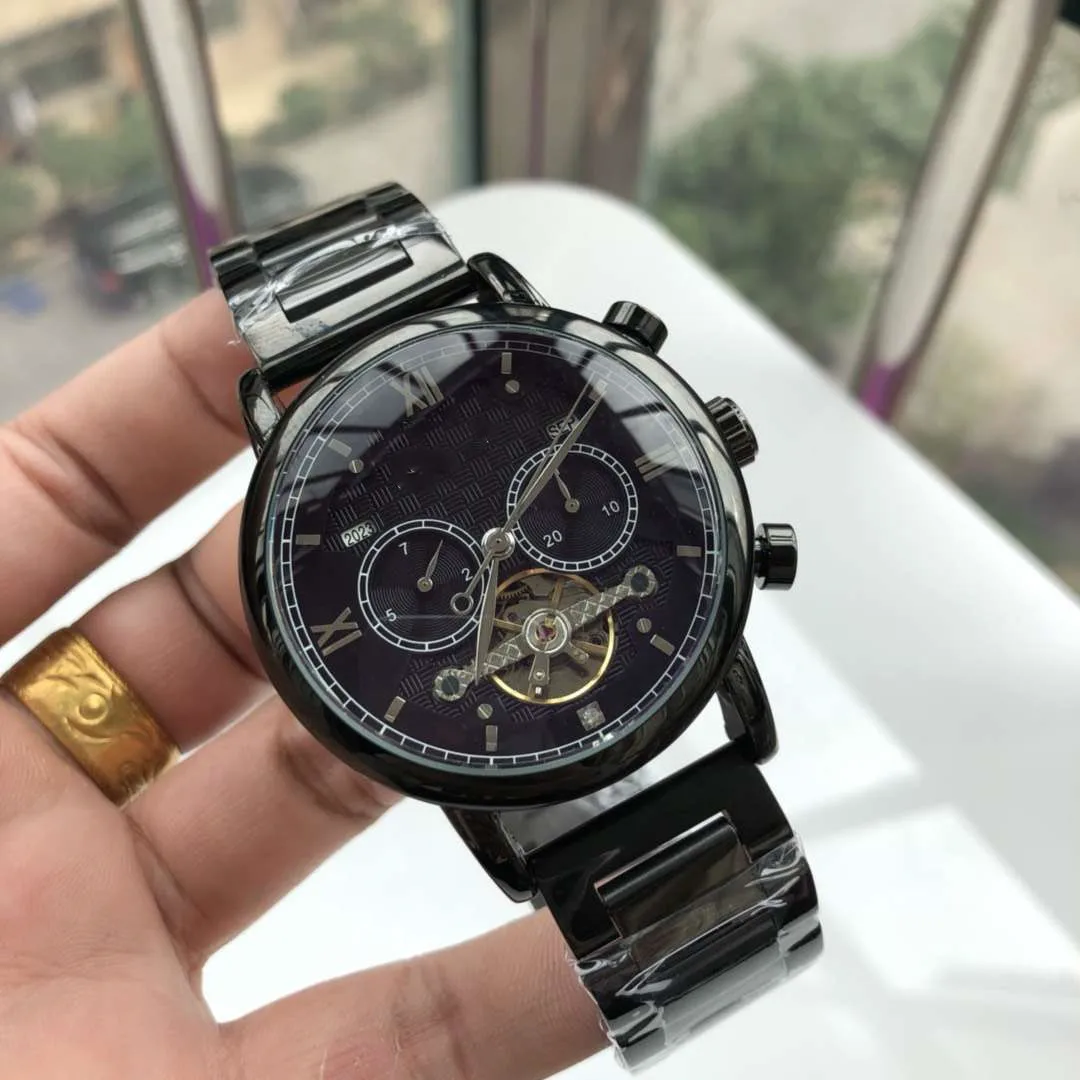 

Tourbillon Luxury Mechanical Watch Patek-Philippe Multifunctional Waterproof Wristwatch Automatic Stainless Steel Timepieces