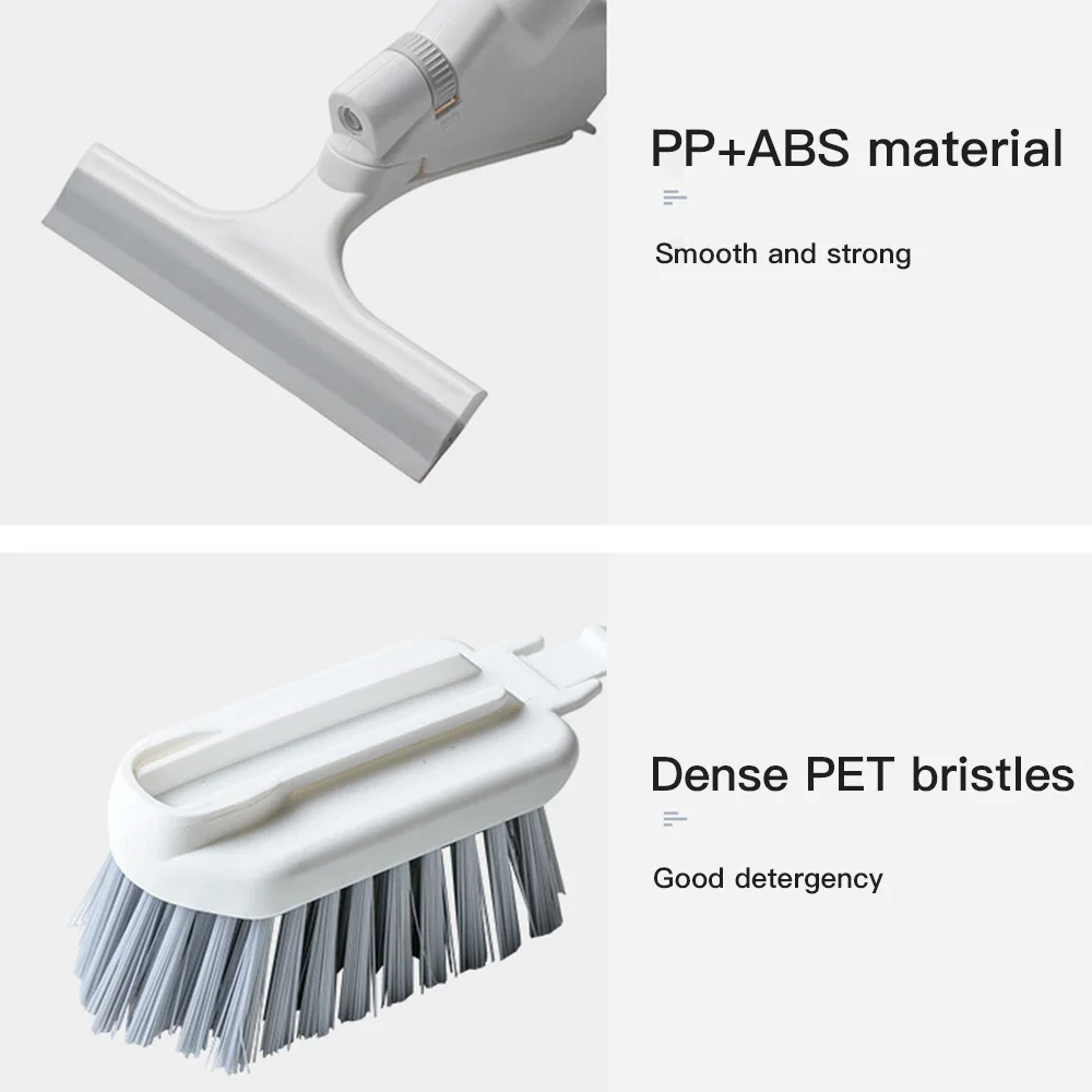 

4 in 1 Multipurpose Water Spray Brushes High-rise Water Spray Sponge Brush Wiper Window Gap Clean Brush Glass Clean Home Tool