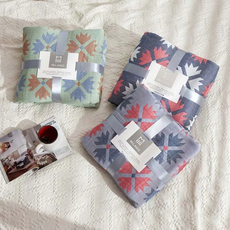 Хлопковое Тканое постельное белье простыня диван кресло одеяло покрывало для