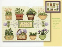 wy top quality lovely counted cross stitch kit counted embroidery cross stitchdim 73497 fresh herb