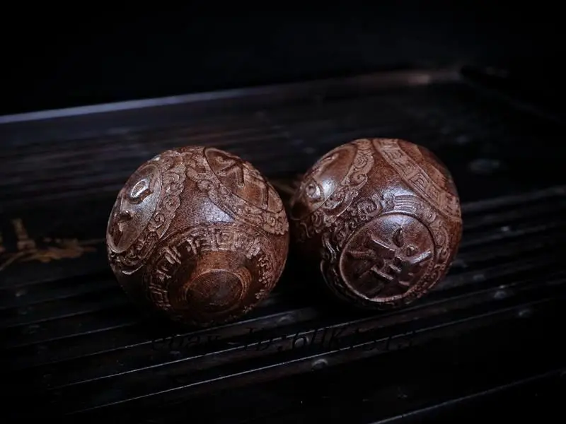 

Деревянные шарики для массажа, резьбы на удачу, вьетнамский агарвуд