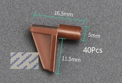 11 Dark Brown Пластиковая мебель шкаф, полка держатель кронштейн шпильки колышки прозрачный коричневый белый бежевый - Цвет: 11 Dark Brown