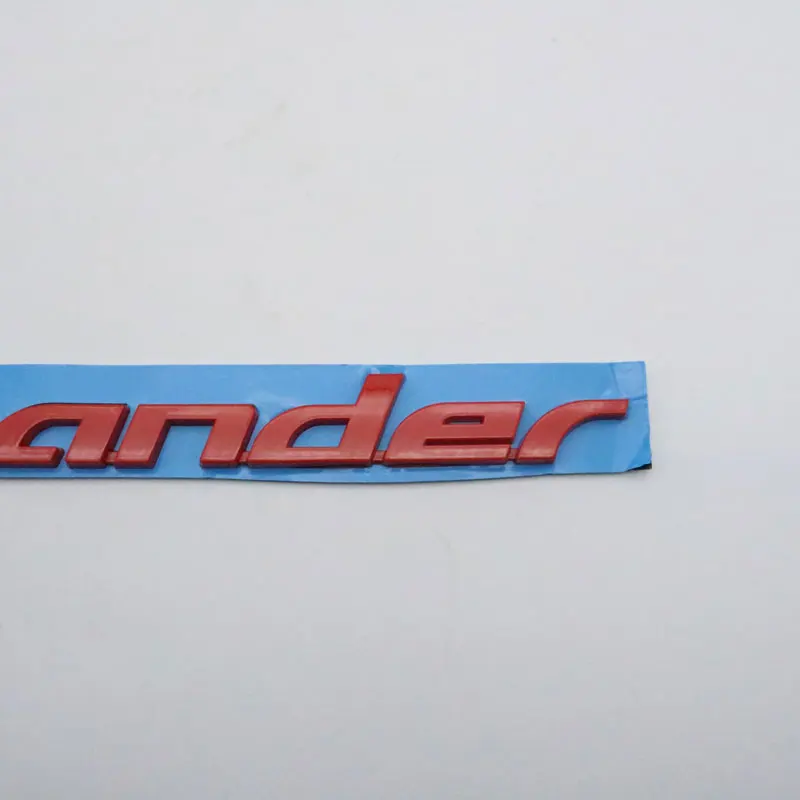 

For Highlander Hilander Emblem Rear Trunk Badge Logo Tailgate Nameplate Car Sticker
