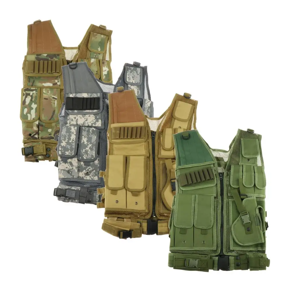 

Мужские жилет-Кобура дышащий облегченный модульный жилет для боевых походов и тренировок