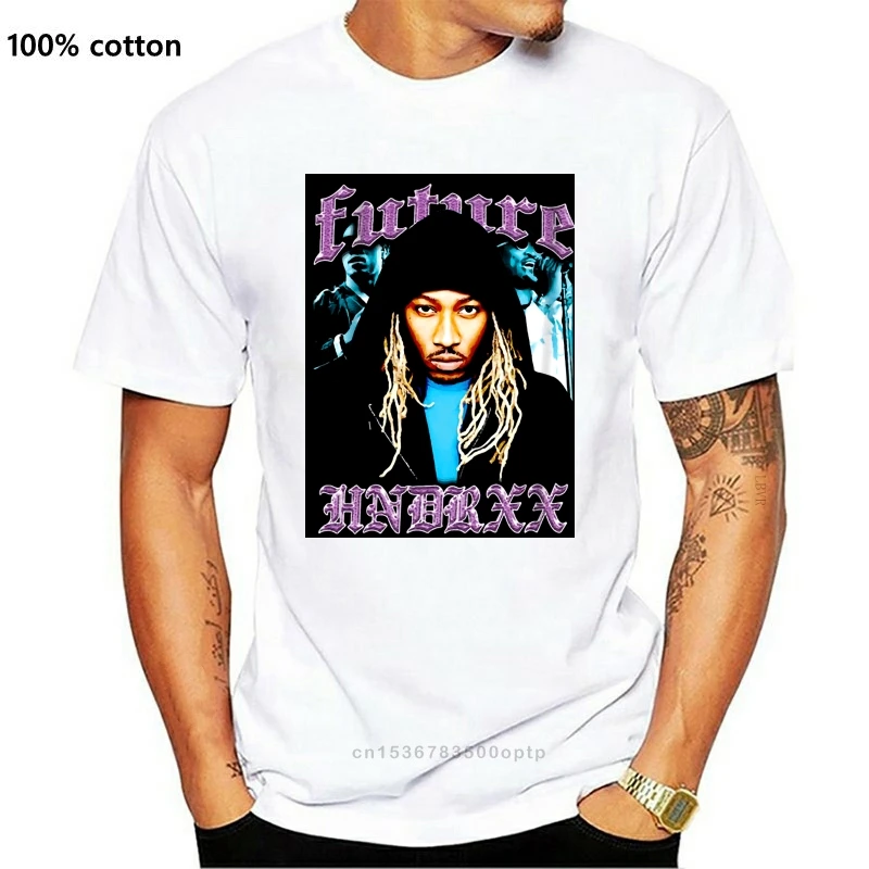 Винтажная Футболка Future HNDRXX мужские футболки с коротким рукавом и круглым вырезом