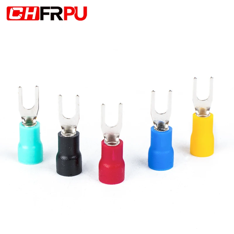 100 шт. вилка соединитель для проводов обжимные клеммы SV1.25-3 SV1.25-4 предварительно