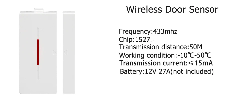 Door sensor DIY WI-FI 3g GSM gprs беспроводной приложение пульт дистанционного управления Управление домашняя охранная сигнализация с голосовым англо-рус ES PL де варианты - Цвет: Door sensor