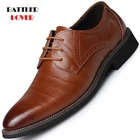 Классические Мужские модельные туфли с острым носком зимние мужские свадебные туфли из натуральной коровьей кожи из флиса мужские туфли-оксфорды Мужская официальная обувь размеры 38-48