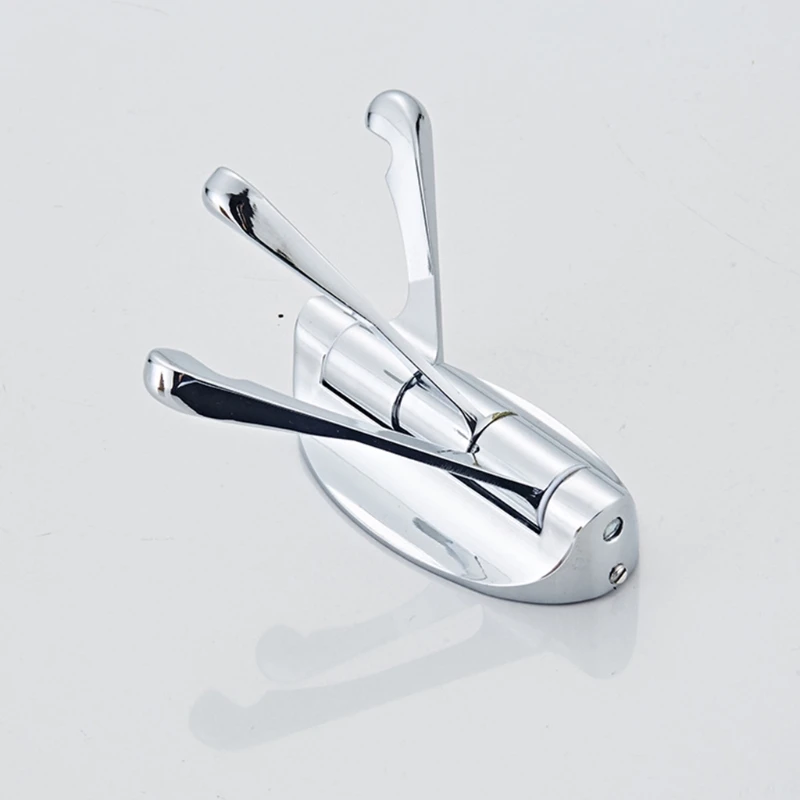 

Hanging Swivel Arms Various Wall Mounted Bath Towel Hanger Sturdy Wall Clothes Hat Hooks Shower Sponges Bathrobe for Key