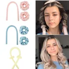 Стержень для завивки волос без тепла, Мягкая повязка для сна, бигуди, без нагрева, кудри, лента, валик для волос, инструменты для самостоятельной укладки волос