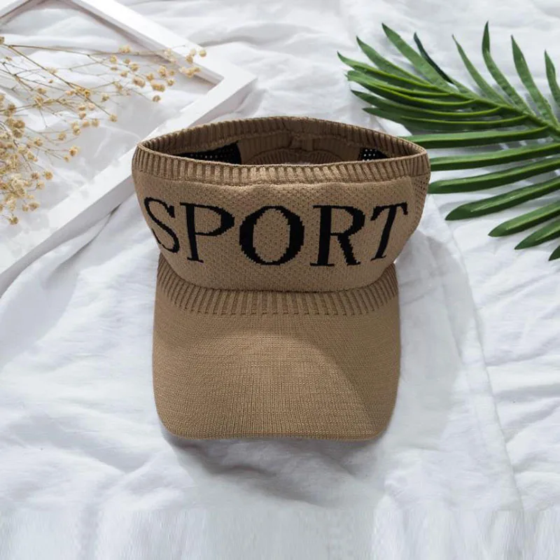 Outdoor Soft Brim Sun Visor Running Cap Summer Anti UV Sport Hiking Tennis Beach Empty Top Hat Headscarf Headband Women Men | Аксессуары