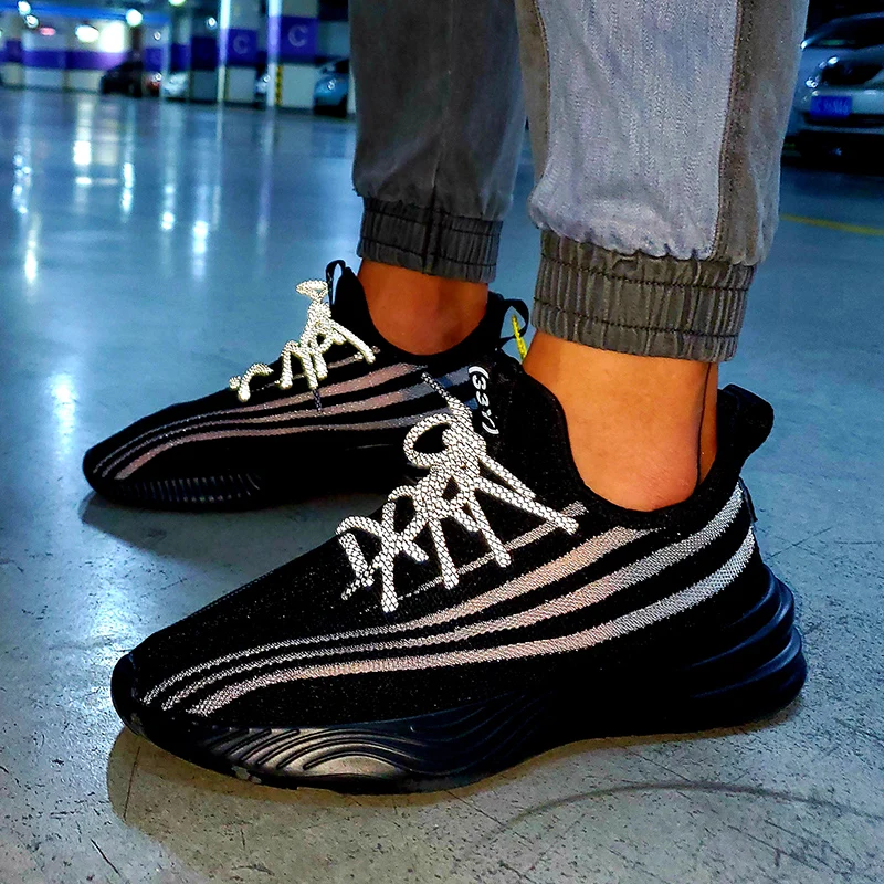 

Men Casual Shoes 2020 Sneaker Casual Shoes Black Men 39 S Sneakers Mens Slip On Men's Fashion Mesh Male Sports