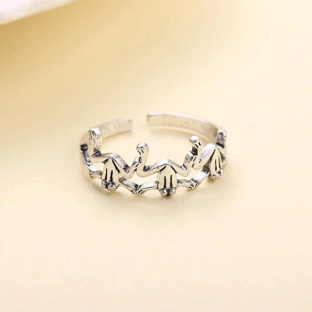 Новинка корейская мода необычное креативное Открытое кольцо в форме лягушки для