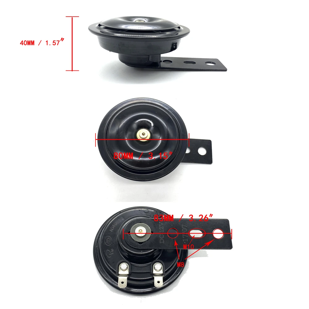 Универсальный Водонепроницаемый Электрический рожковый сигнал для мотоцикла 12