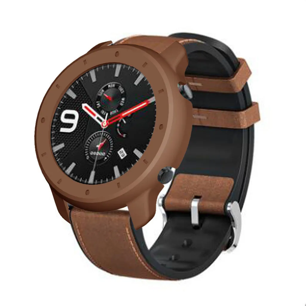 Жесткий защитный чехол из поликарбоната для Xiaomi Huami Amazfit GTR 47 мм, умные часы, цветная рамка из поликарбоната, полное покрытие, запасная защитная оболочка