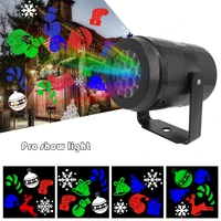 12 patterns rotating projection led lamp rgbw 4in1 colors christmas day lights dj club disco party xmas ambient light led light