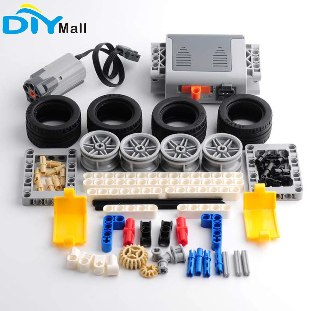 Набор для самостоятельной сборки робота-автомобиля 68 шт. 5M-E блок батарей