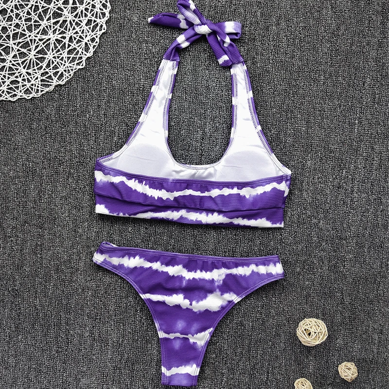 

New !!! Hot Sale Bandage Swimming 2 Pieces Bikinis Push Up Swimwear-womens Biquinis Set Low Waist Floral Print Bikinis Brazilian