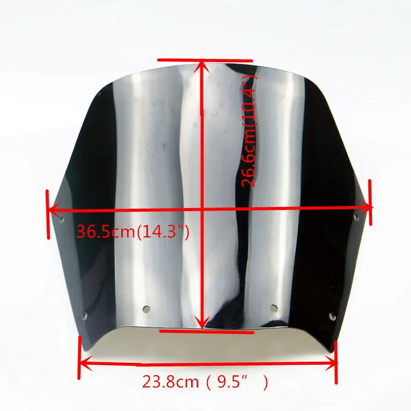 

Motorcycle Front Windscreen Windshield Cover For Kawasaki KLE400 KLE 400 Custom