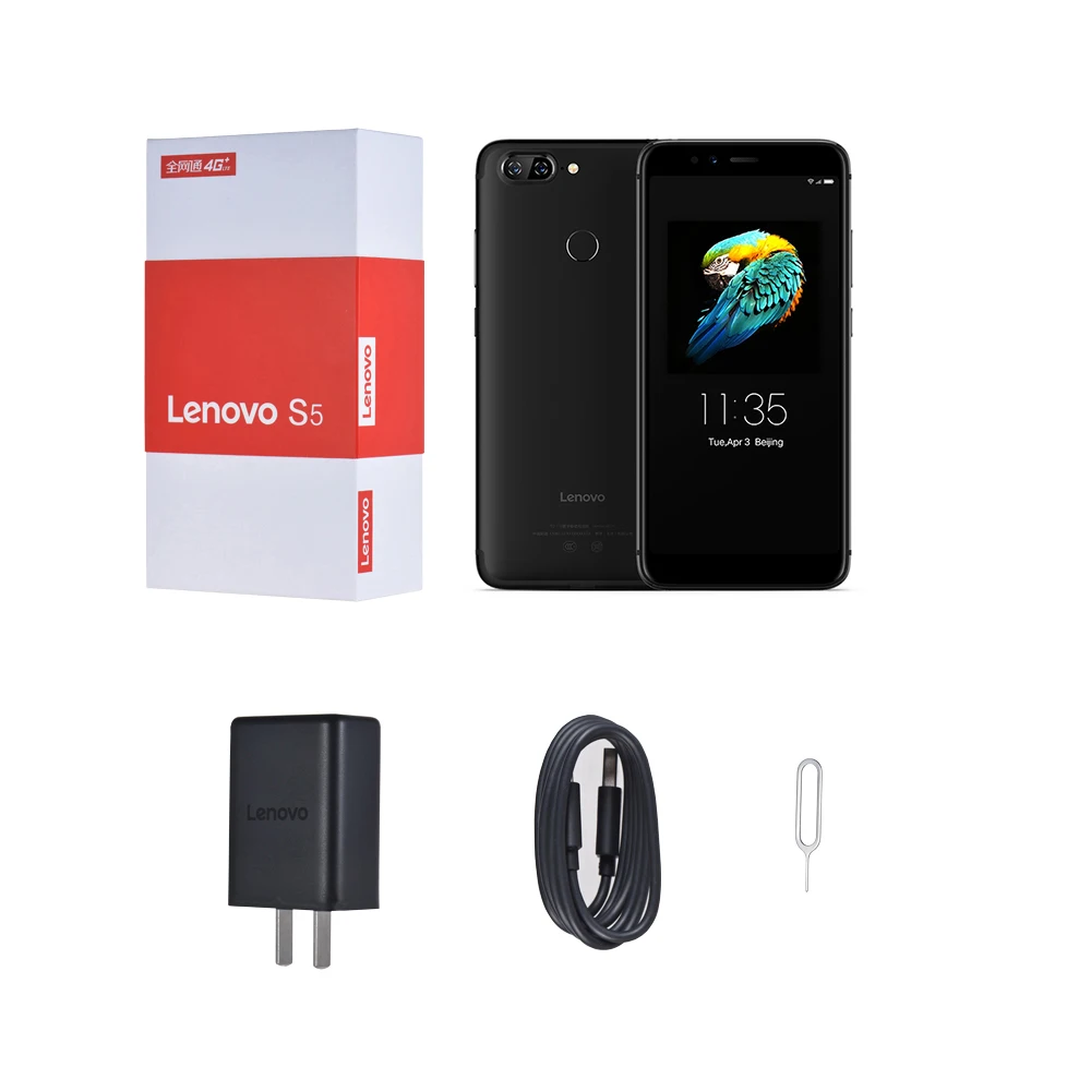 Lenovo S5 K520 4 Гб ОЗУ 64 Гб ПЗУ Восьмиядерный мобильный телефон Snapdragon 625 2160*1080 13 МП Двойная камера Face ID полноэкранный смартфон
