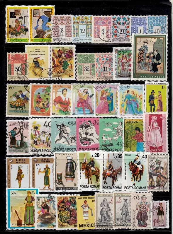 Коллекция 100 Классическая традиционная одежда этническая Специальная тема для