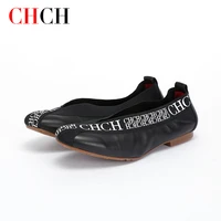 chch ladies shoes flat shoes loafers womens shoes 2021 genuine leather girl fashion