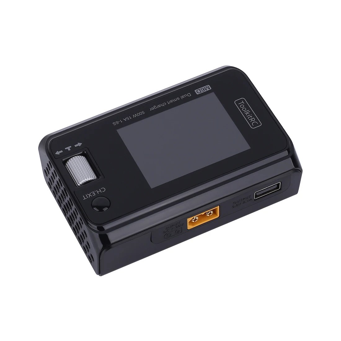 ToolkitRC M6D 500W 15A DC Двухканальное мини-зарядное устройство Dis зарядное устройство для 1-6S Lipo батареи FPV