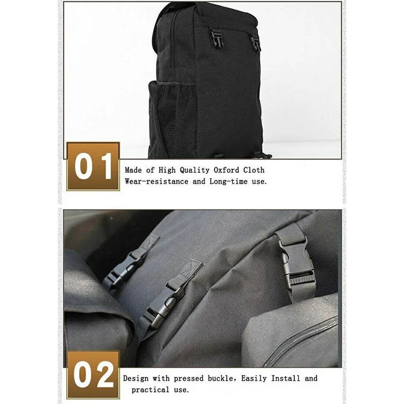 

Car Spare Tire Bag Multi Functional Camping Tool Storage Bag Rear Trunk Cargo for Jeep Wrangler JK TJ JL