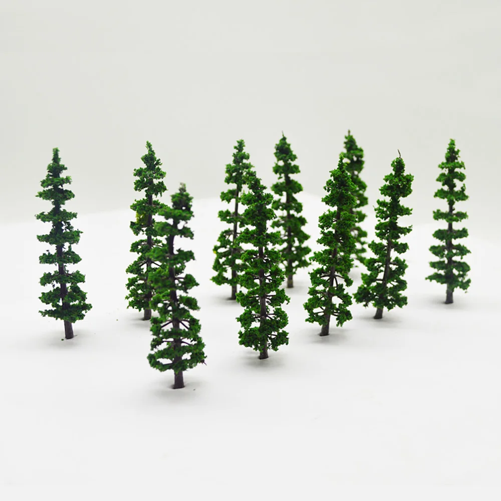

Miniature Trees Green Tree 3cm Railway Train Layout Sand Table Architecture Building Landscape Scenery for Diorama 50pcs/lot