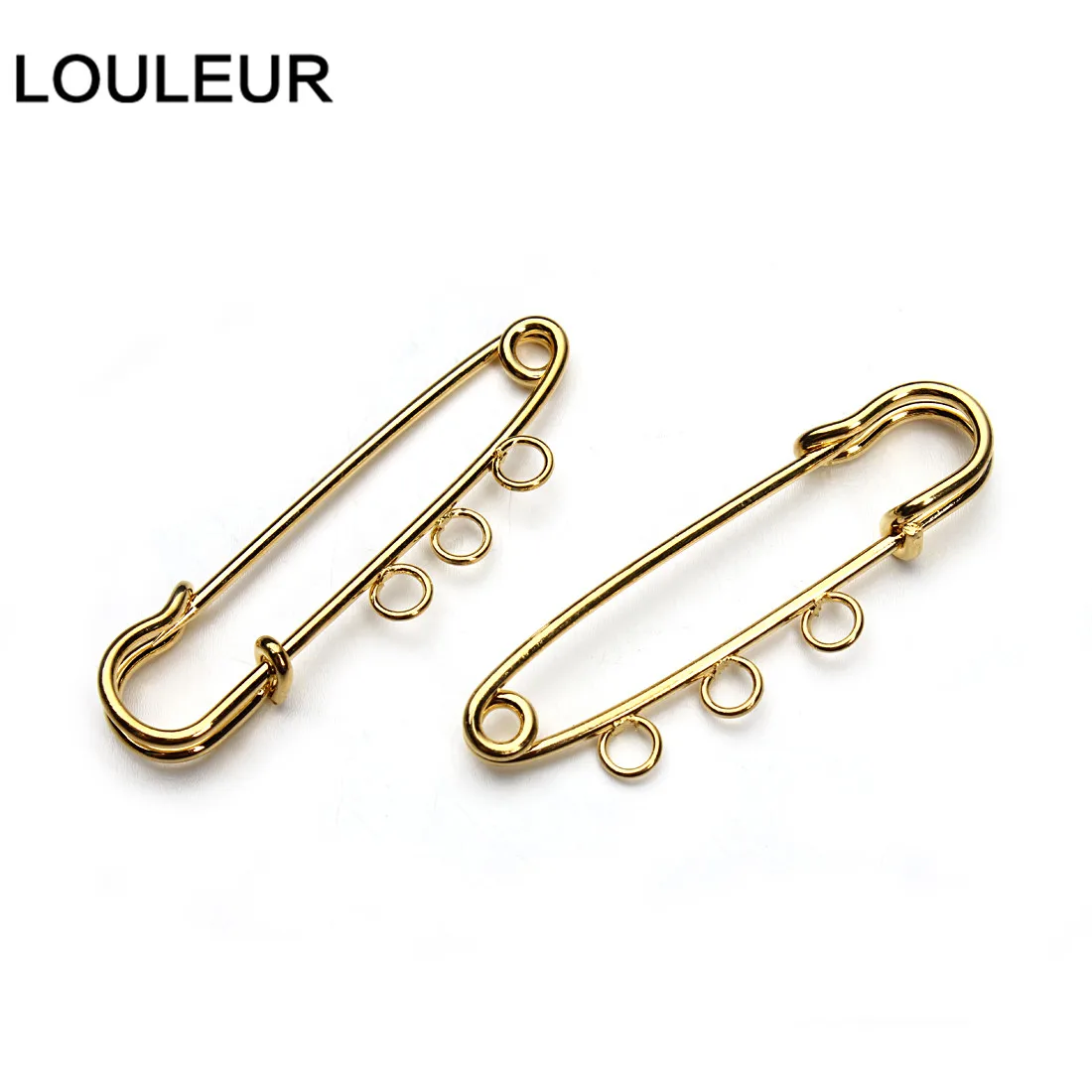 LOULEUR 10 шт./лот 21x90 мм большие длинные свадебные безопасные булавки для броши иглы для женщин DIY брошь булавки ювелирных изделий