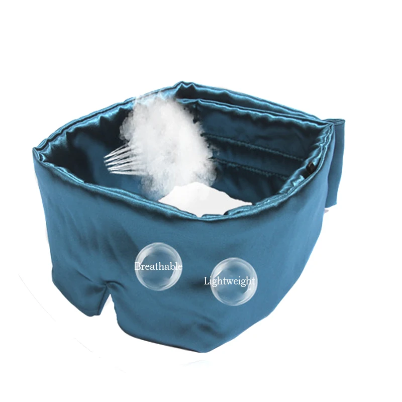 Натуральный шелк для сна маска глаз качественная ткань мягкая и гладкая без