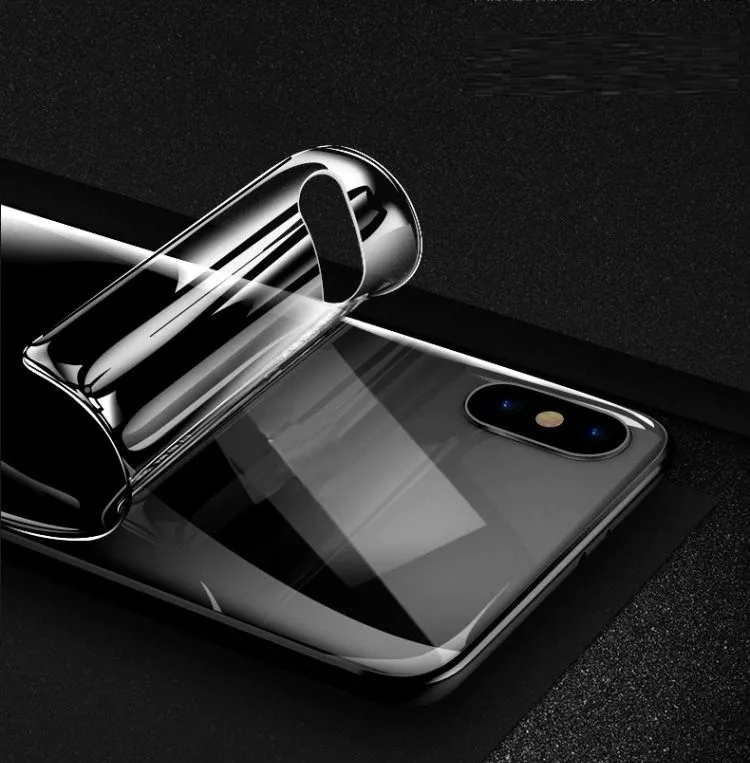 Гидрогелевая пленка для LG V50 / ЛДЖИ на заднюю крышку с вырезом под камеру Защитная