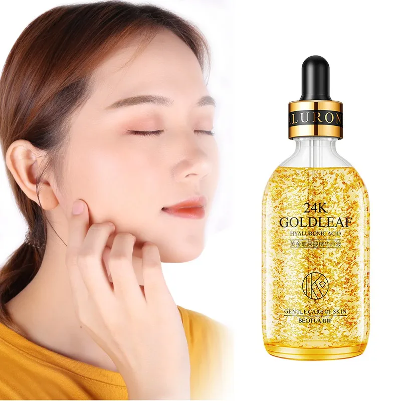 

24K gold facial serum anti-aging face care moisturizing nourishing essence lifting firming anti wrinkle serum dark remover