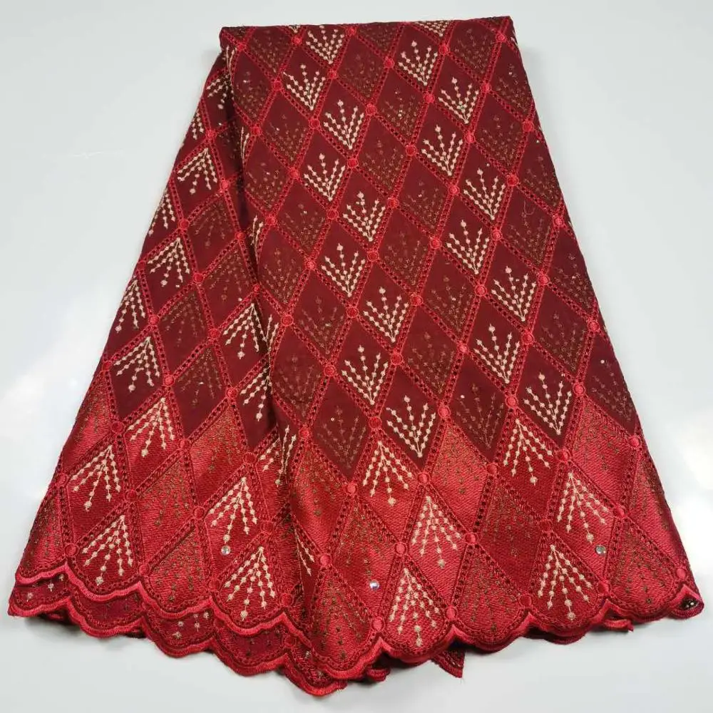 Высококачественная швейцарская вуаль кружево в Швейцарии Африканское хлопковое