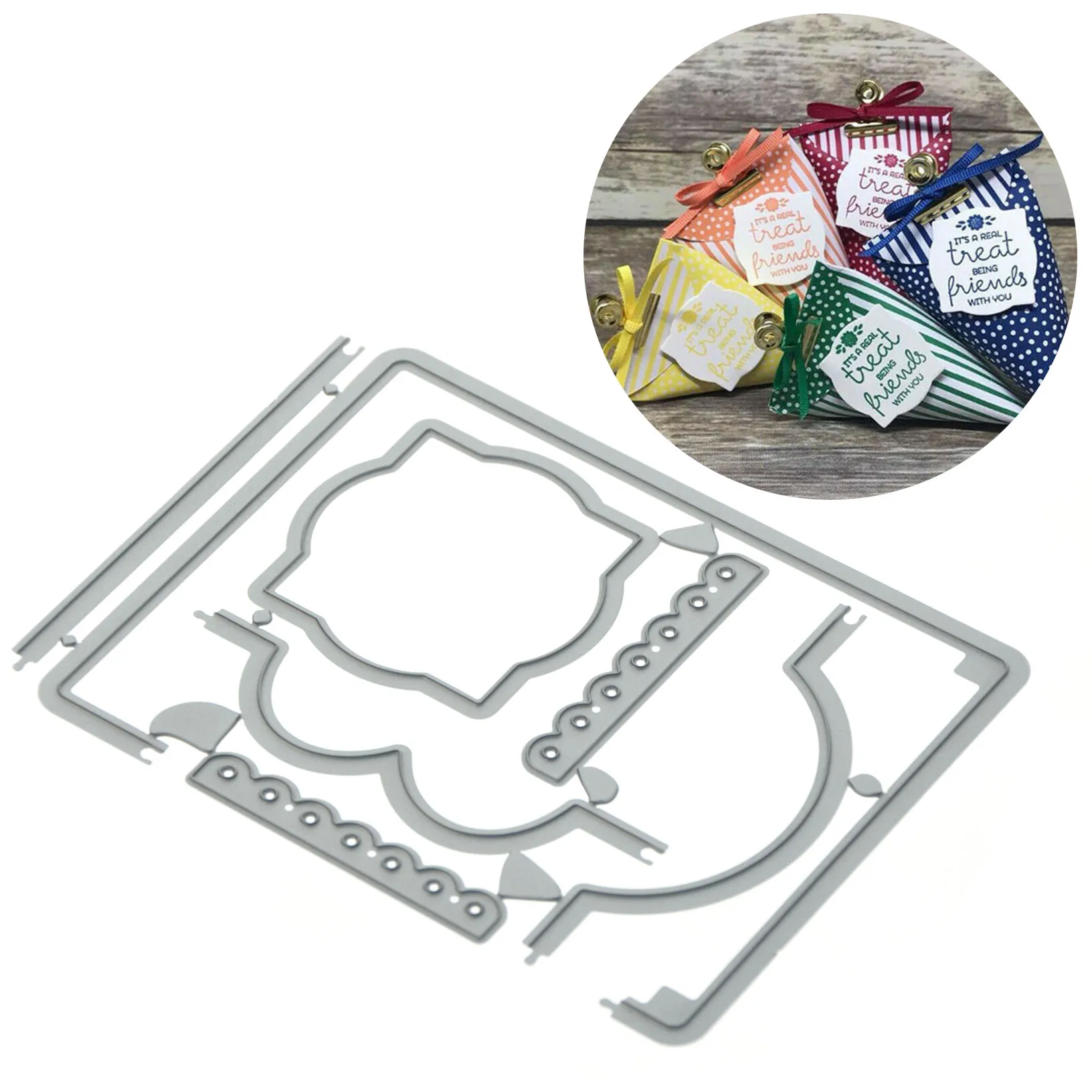 Шаблон для штамповки коробка сумок Свадебный усилитель альбом открыток на день