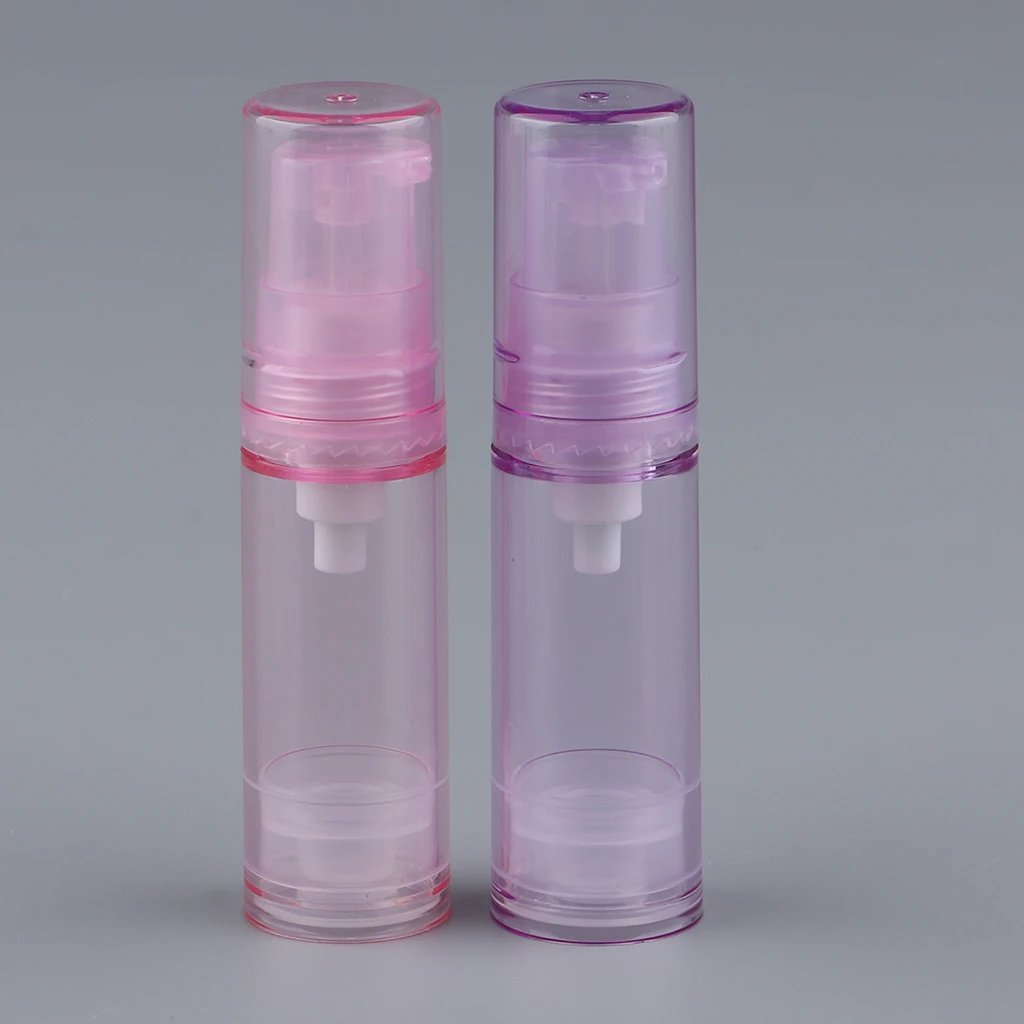 3pcs Empty Jars PET Airless Pump Bottles Refillable Serum Cosmatics Containers Durable Lightweight Leak Proof & Shockproof | Красота и