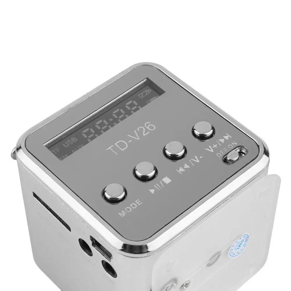 Портативный мини-динамик с поддержкой SD TF Micro USB стерео Super Bass алюминиевый сплав ПК