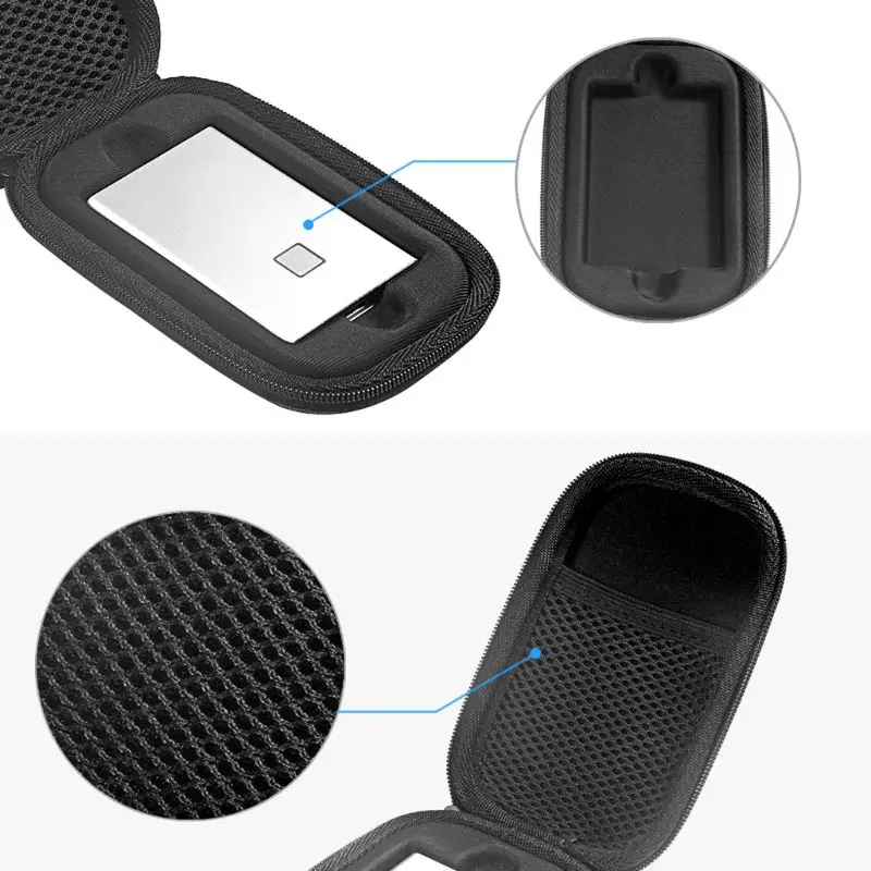 Защитный чехол для хранения + силиконовый Samsung T7 Touch SSD внешний твердотельный