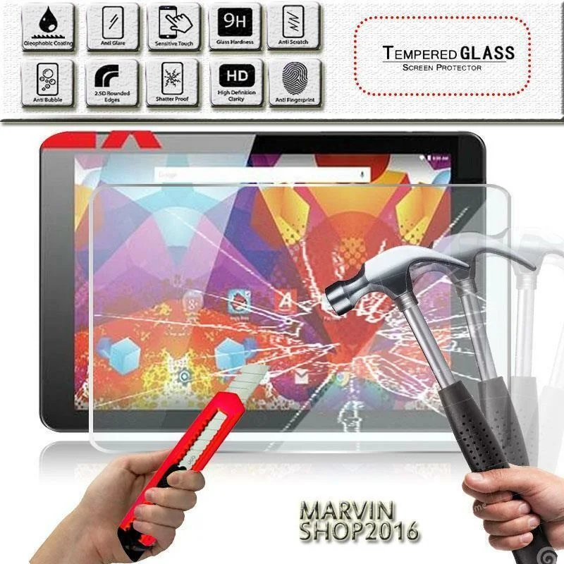 

For Fusion5 104 10.1" Tablet Tempered Glass Screen Protector Cover