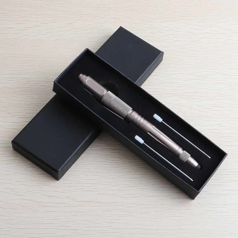 1PCS GENKKY Multi-function Pen Defense Tactical Metal Touch Ballpoint Pens For School Office supplies Survive Broken Windows | Письменные
