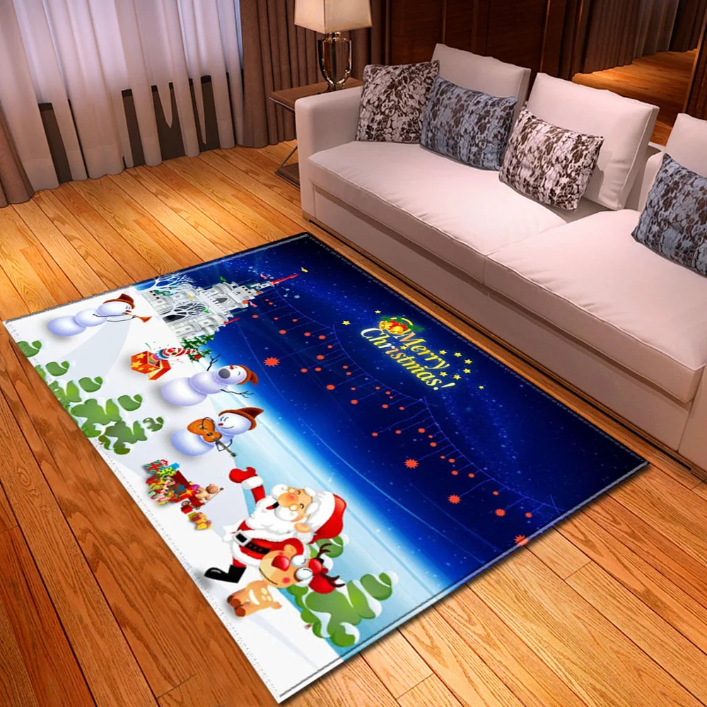 Ковер для гостиной рождественские украшения Детские Большие коврики