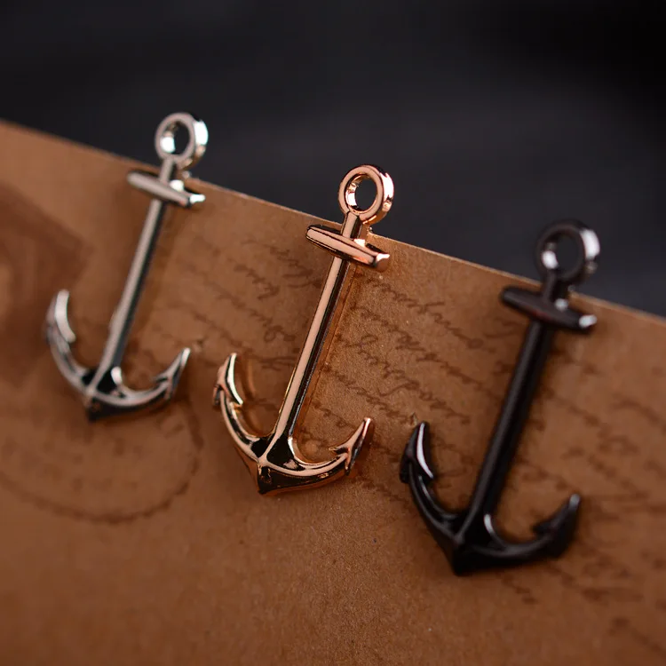 New fashion Gold Silver Anchor Tie Clips for Mens Necktie tie bar clasp clip pins Personality Business Jewelry Gift | Украшения и