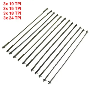 Пила со спиральным штифтом, 12 шт., лезвия для деревообработки, аксессуары для электроинструментов, 127 мм, Черная